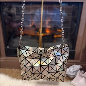 Bao Bao Iridescent Geometric Shoulder Bag